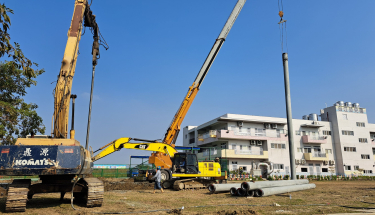 113/01/29-清孔處理  臺南市私立飛夢力幼兒園新建工程